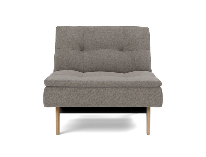 Fotoliu recliner Dublexo Eik Oak, tesatura la alegere #material_521-mixed-dance-grey
