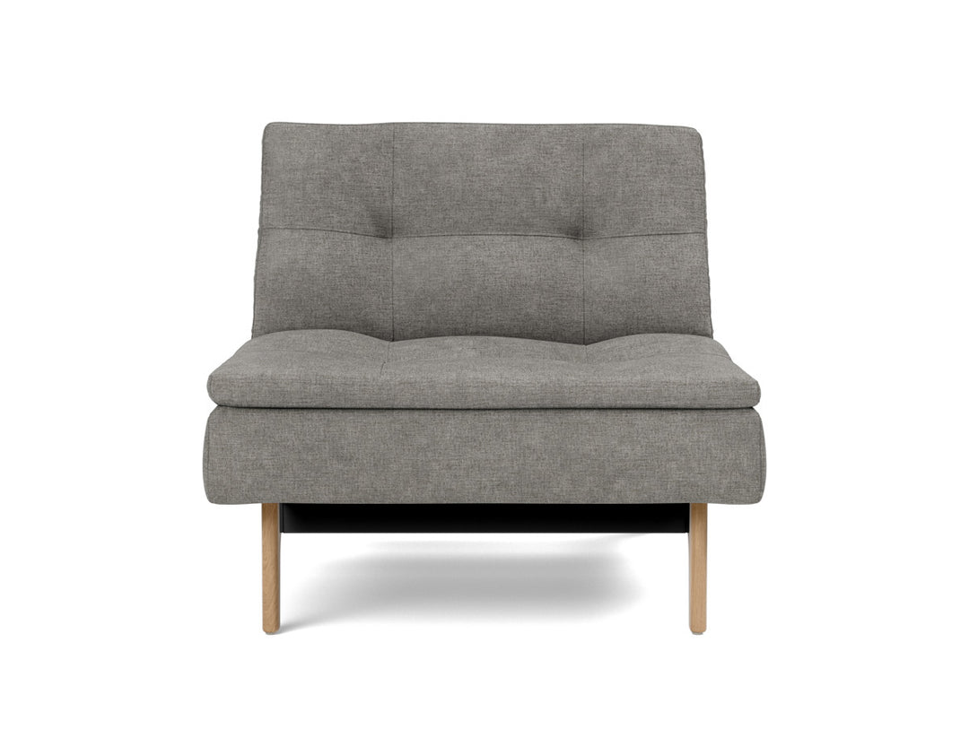 Fotoliu recliner Dublexo Eik Oak, tesatura la alegere #material_282-avella-warm-grey