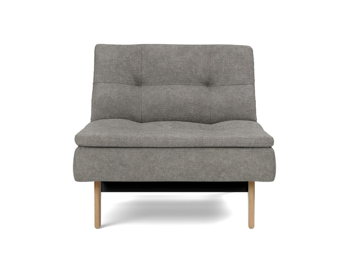 Fotoliu recliner Dublexo Eik Oak, tesatura la alegere #material_282-avella-warm-grey
