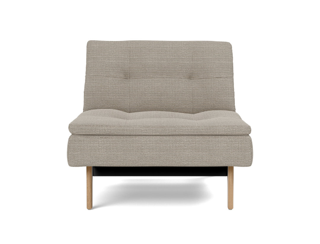 Fotoliu recliner Dublexo Eik Oak, tesatura la alegere #material_579-kenya-gravel