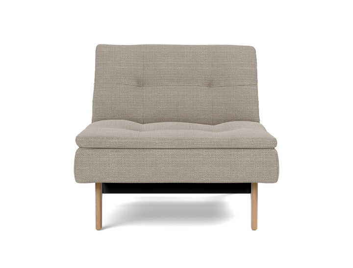 Fotoliu recliner Dublexo Eik Oak, tesatura la alegere #material_579-kenya-gravel