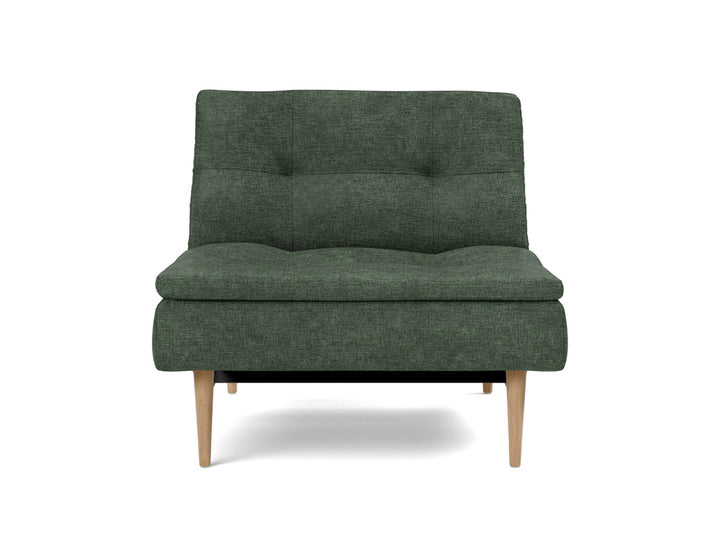Fotoliu recliner Dublexo Styletto Light Wood, tesatura la alegere #material_281-avella-pine-green