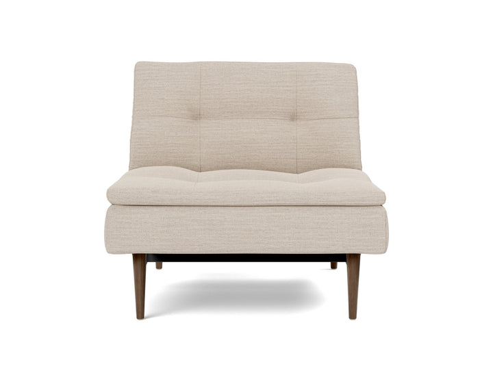 Fotoliu recliner Dublexo Styletto Dark Wood, tesatura la alegere #material_612-blida-sand-grey