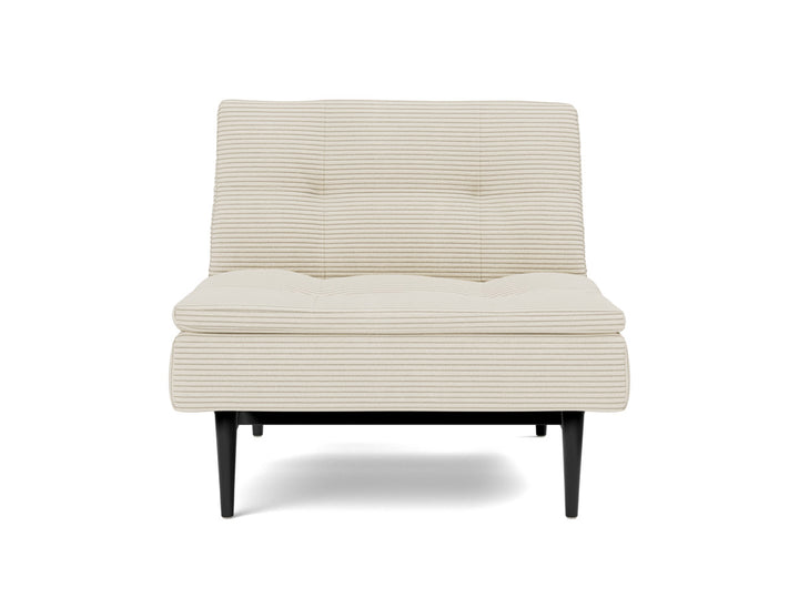 Fotoliu recliner Dublexo Styletto Black Wood, tesatura la alegere #material_594-corduroy-ivory