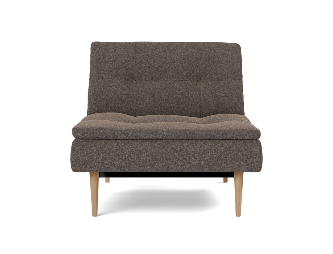 Fotoliu recliner Dublexo Styletto Light Wood, tesatura la alegere #material_530-boucl-taupe