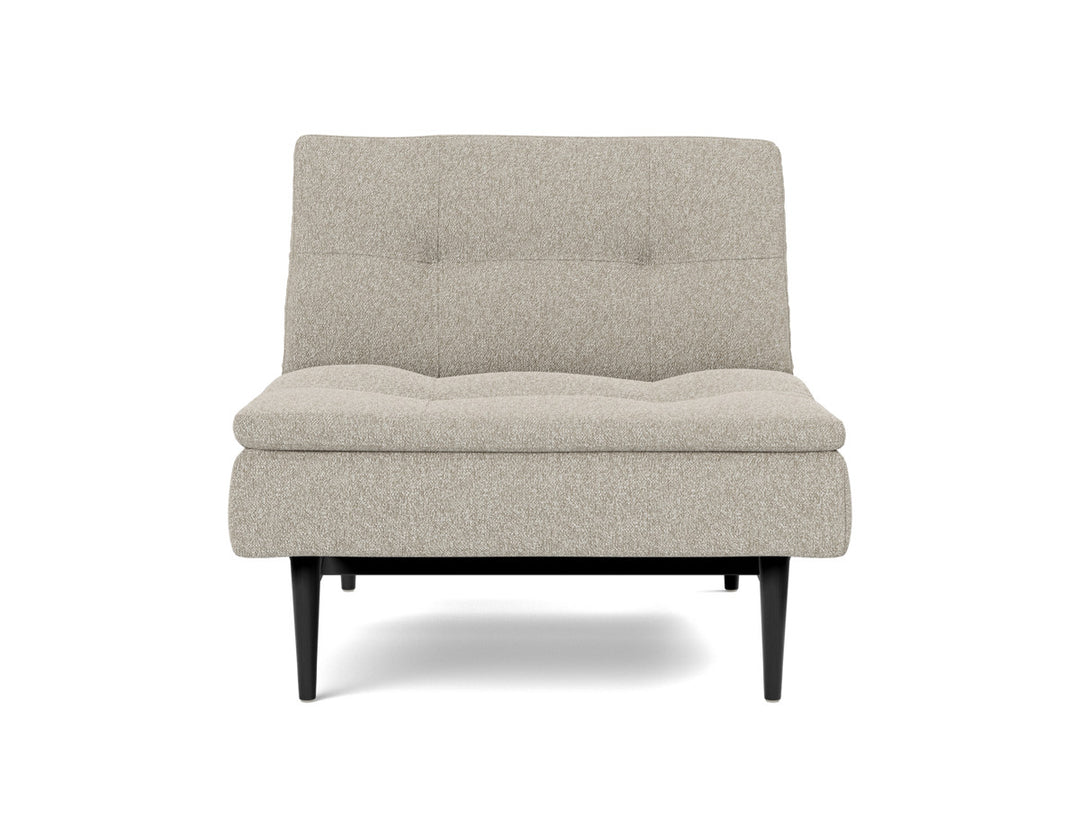 Fotoliu recliner Dublexo Styletto Black Wood, tesatura la alegere #material_539-boucl-beige