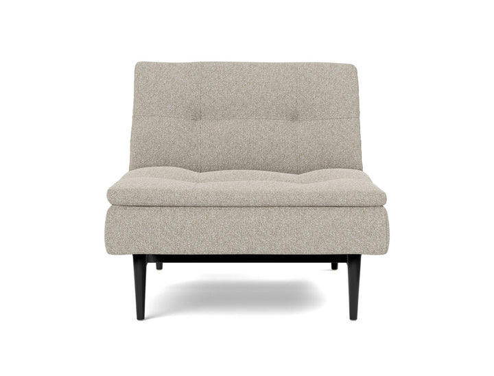 Fotoliu recliner Dublexo Styletto Black Wood, tesatura la alegere #material_539-boucl-beige
