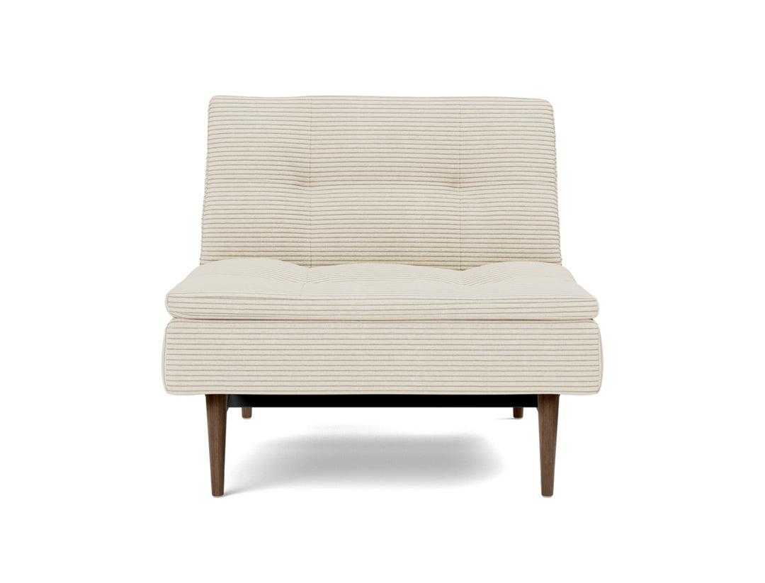 Fotoliu recliner Dublexo Styletto Dark Wood, tesatura la alegere #material_594-corduroy-ivory