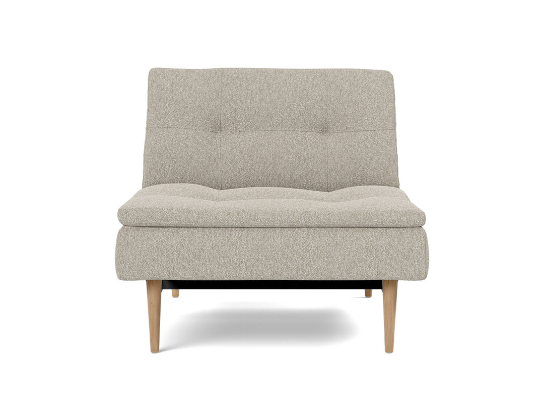 Fotoliu recliner Dublexo Styletto Light Wood, tesatura la alegere #material_539-boucl-beige