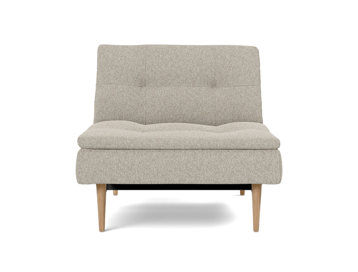 Fotoliu recliner Dublexo Styletto Light Wood, tesatura la alegere #material_539-boucl-beige