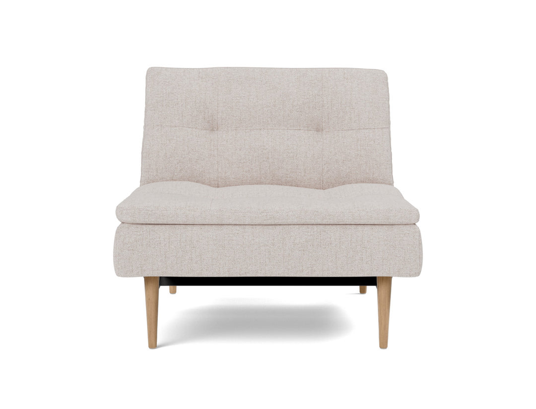 Fotoliu recliner Dublexo Styletto Light Wood, tesatura la alegere #material_300-weda-sand