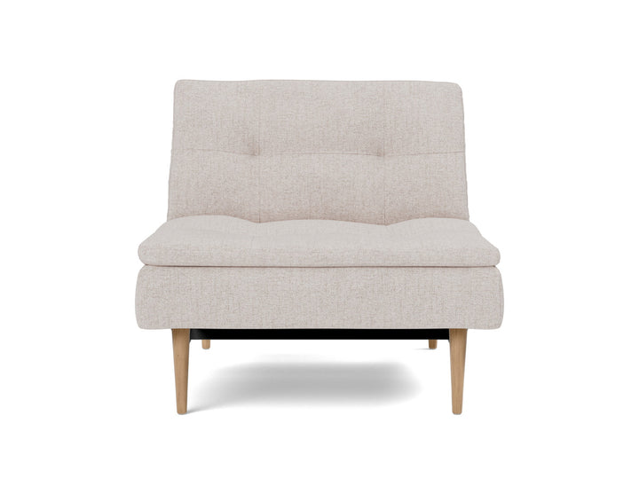 Fotoliu recliner Dublexo Styletto Light Wood, tesatura la alegere #material_300-weda-sand