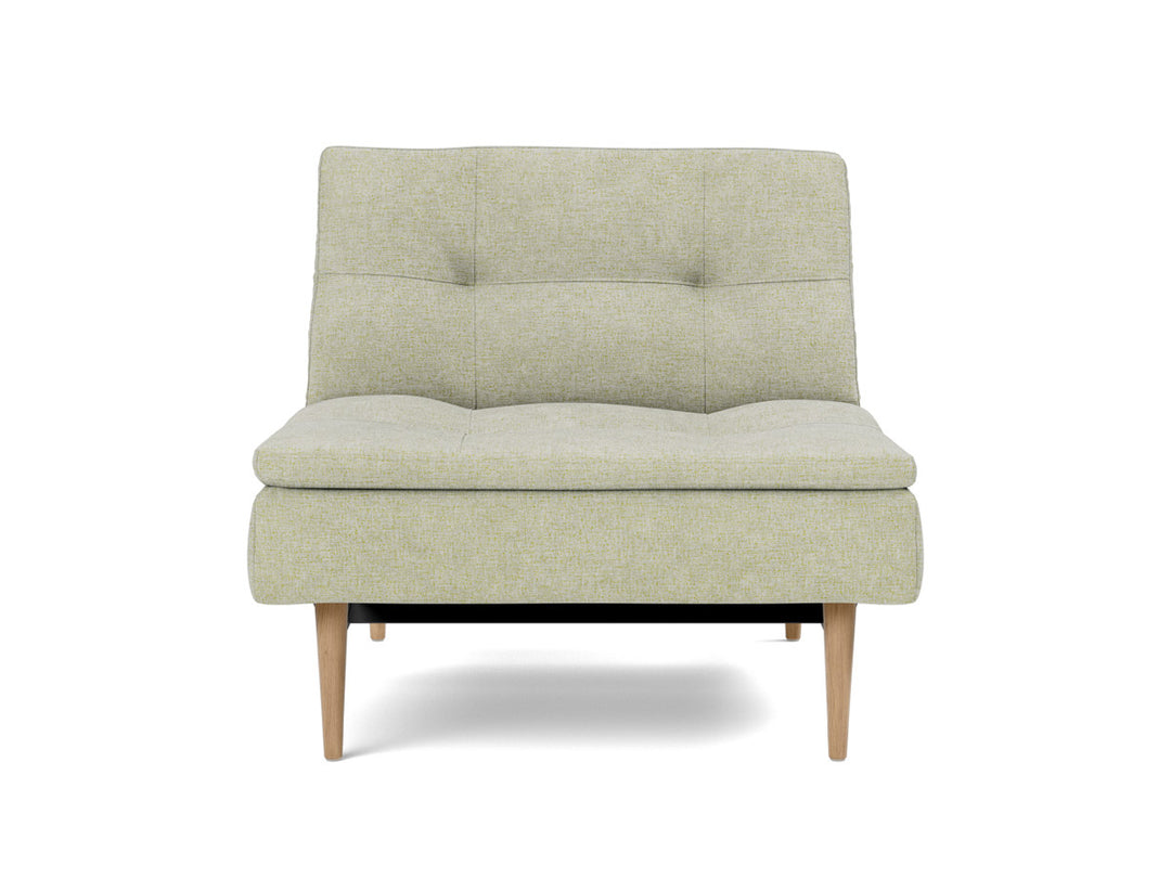 Fotoliu recliner Dublexo Styletto Light Wood, tesatura la alegere #material_280-avella-sand