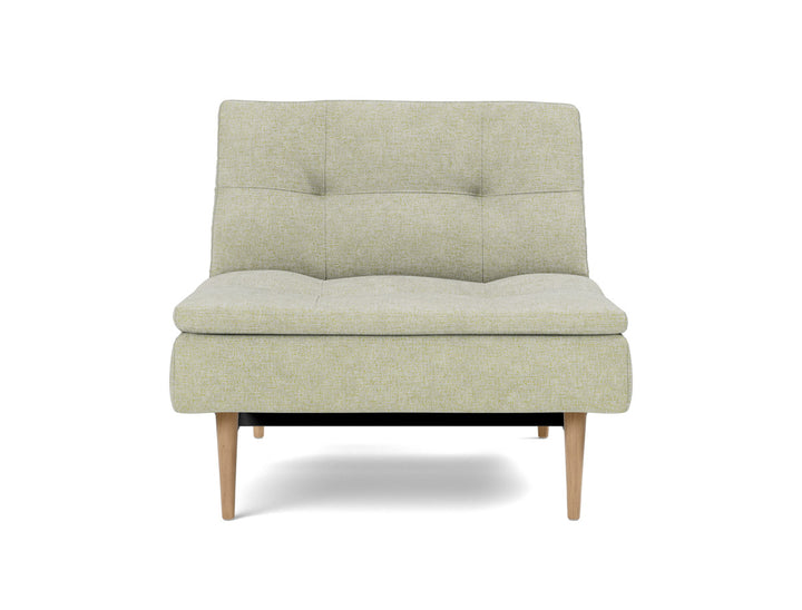 Fotoliu recliner Dublexo Styletto Light Wood, tesatura la alegere #material_280-avella-sand