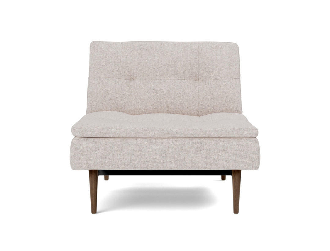 Fotoliu recliner Dublexo Styletto Dark Wood, tesatura la alegere #material_300-weda-sand
