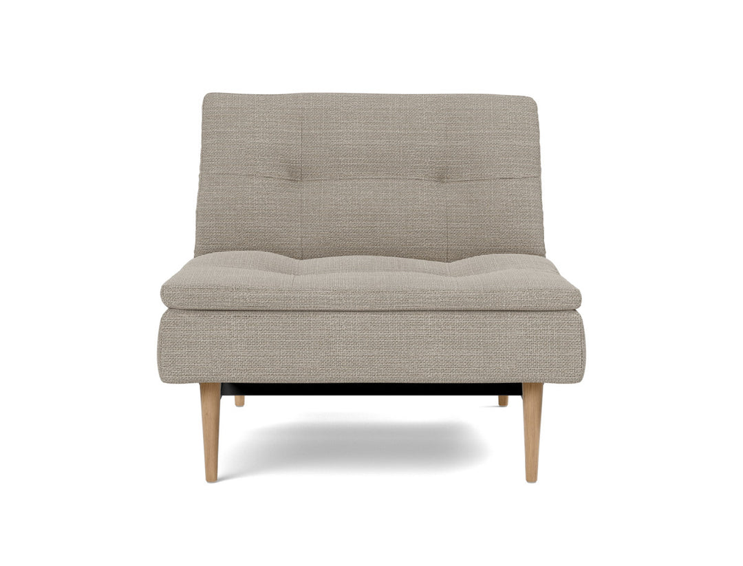 Fotoliu recliner Dublexo Styletto Light Wood, tesatura la alegere #material_579-kenya-gravel