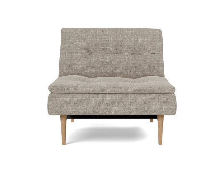 Fotoliu recliner Dublexo Styletto Light Wood, tesatura la alegere #material_579-kenya-gravel