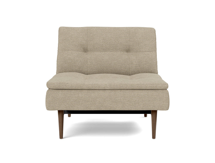 Fotoliu recliner Dublexo Styletto Dark Wood, tesatura la alegere #material_356-taura-sand
