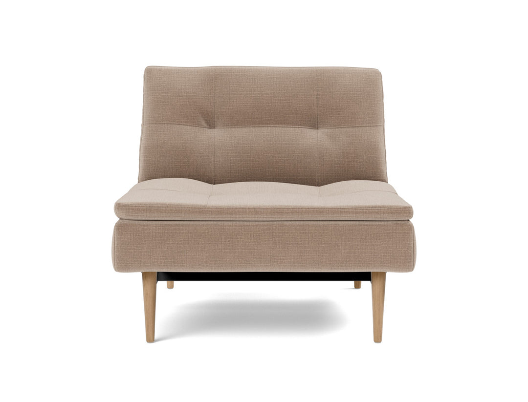 Fotoliu recliner Dublexo Styletto Light Wood, tesatura la alegere #material_417-esina-mocha
