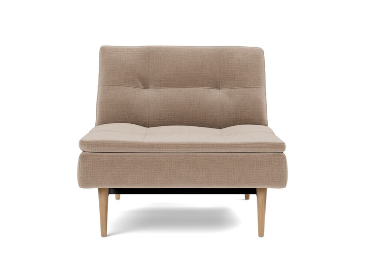 Fotoliu recliner Dublexo Styletto Light Wood, tesatura la alegere #material_417-esina-mocha