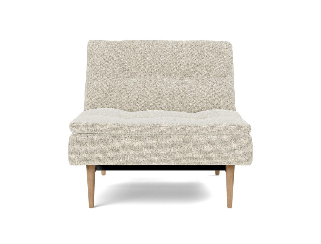 Fotoliu recliner Dublexo Styletto Light Wood, tesatura la alegere #material_357-taura-off-white