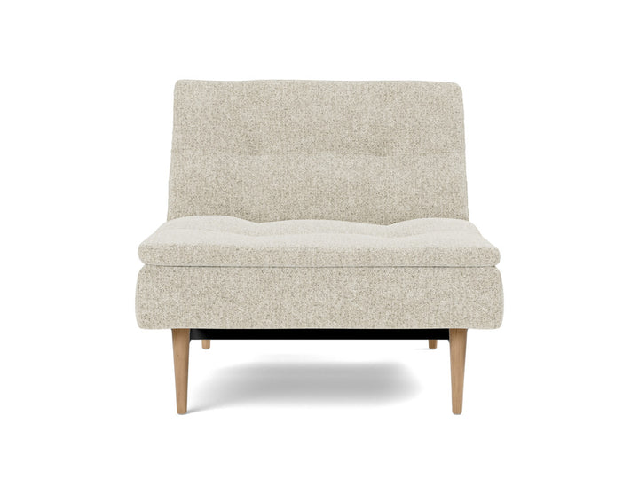 Fotoliu recliner Dublexo Styletto Light Wood, tesatura la alegere #material_357-taura-off-white