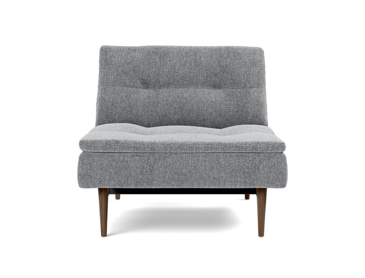 Fotoliu recliner Dublexo Styletto Dark Wood, tesatura la alegere #material_565-twist-granite