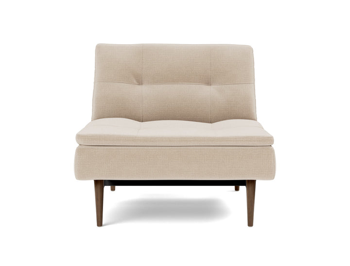 Fotoliu recliner Dublexo Styletto Dark Wood, tesatura la alegere #material_410-esina-almond