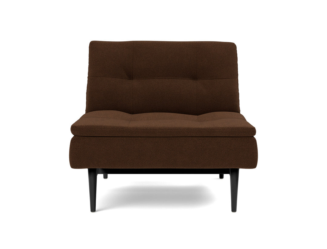 Fotoliu recliner Dublexo Styletto Black Wood, tesatura la alegere #material_359-taura-cappuccino