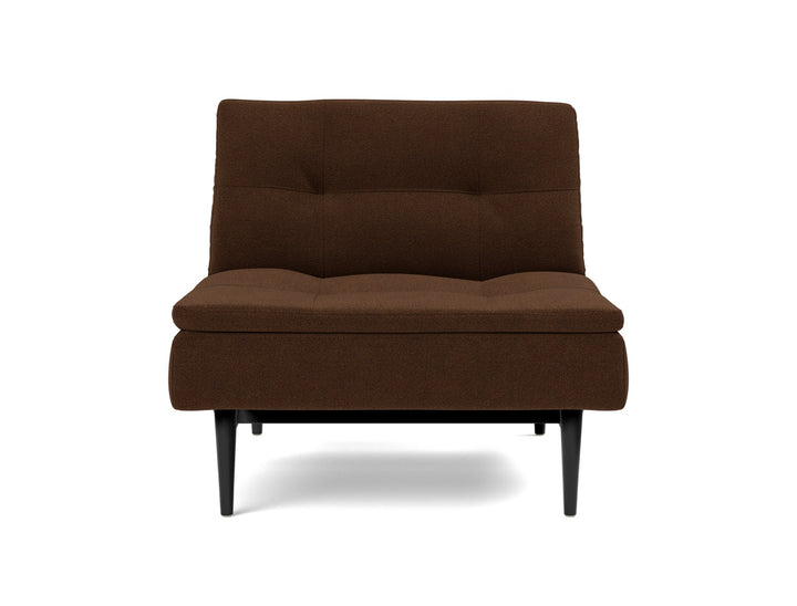 Fotoliu recliner Dublexo Styletto Black Wood, tesatura la alegere #material_359-taura-cappuccino