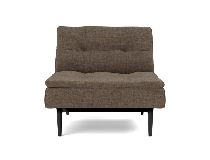 Fotoliu recliner Dublexo Styletto Black Wood, tesatura la alegere #material_411-esina-cedar-brown