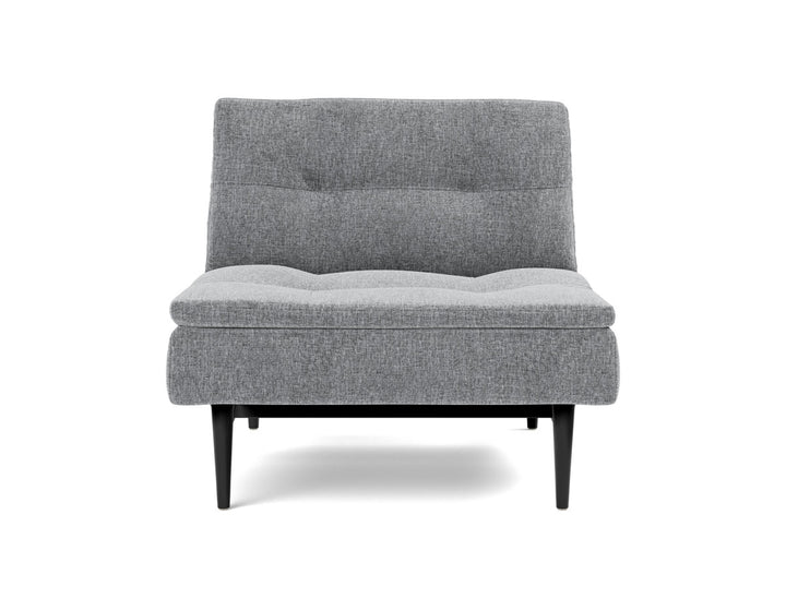 Fotoliu recliner Dublexo Styletto Black Wood, tesatura la alegere #material_565-twist-granite