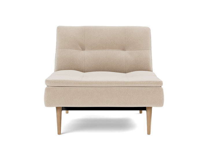 Fotoliu recliner Dublexo Styletto Light Wood, tesatura la alegere #material_410-esina-almond