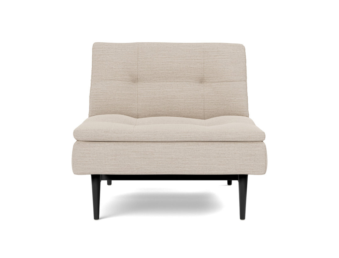 Fotoliu recliner Dublexo Styletto Black Wood, tesatura la alegere #material_612-blida-sand-grey