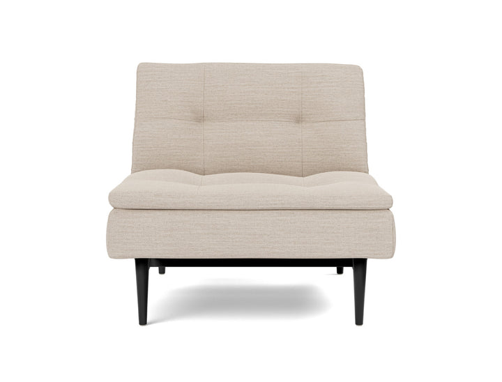 Fotoliu recliner Dublexo Styletto Black Wood, tesatura la alegere #material_612-blida-sand-grey