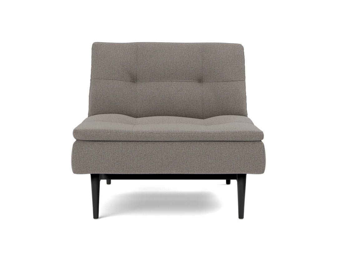 Fotoliu recliner Dublexo Styletto Black Wood, tesatura la alegere #material_521-mixed-dance-grey