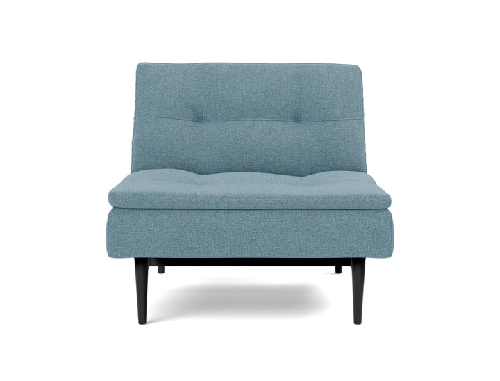Fotoliu recliner Dublexo Styletto Black Wood, tesatura la alegere #material_525-mixed-dance-light-blue
