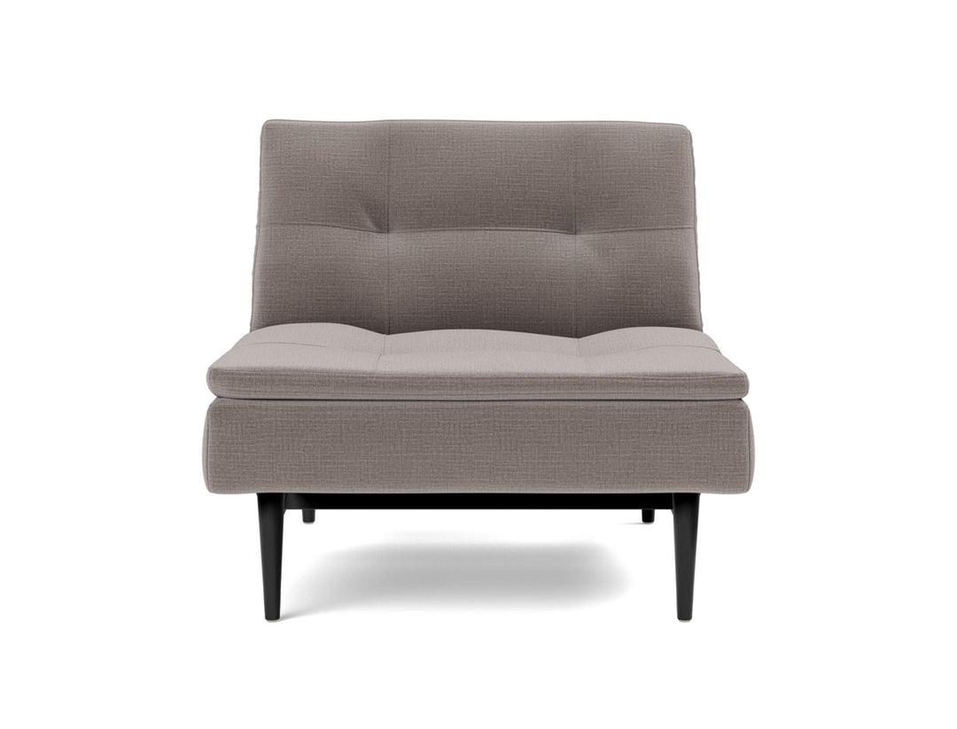 Fotoliu recliner Dublexo Styletto Black Wood, tesatura la alegere #material_418-esina-truffle