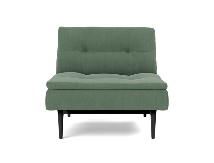 Fotoliu recliner Dublexo Styletto Black Wood, tesatura la alegere #material_518-elegance-green