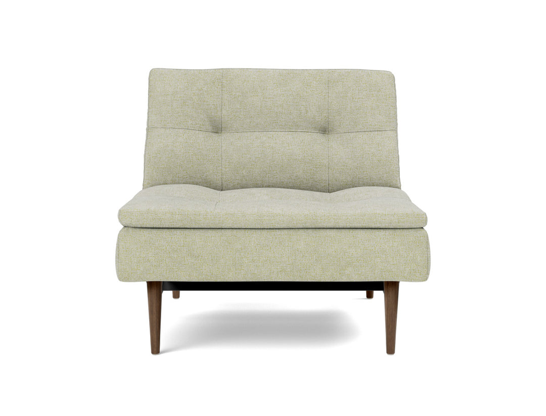 Fotoliu recliner Dublexo Styletto Dark Wood, tesatura la alegere #material_280-avella-sand