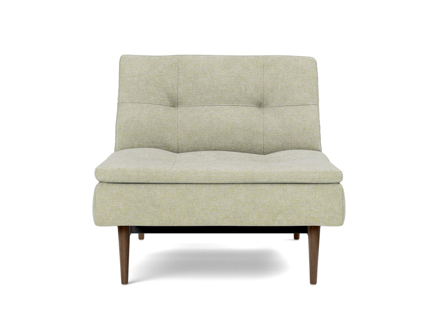 Fotoliu recliner Dublexo Styletto Dark Wood, tesatura la alegere #material_280-avella-sand