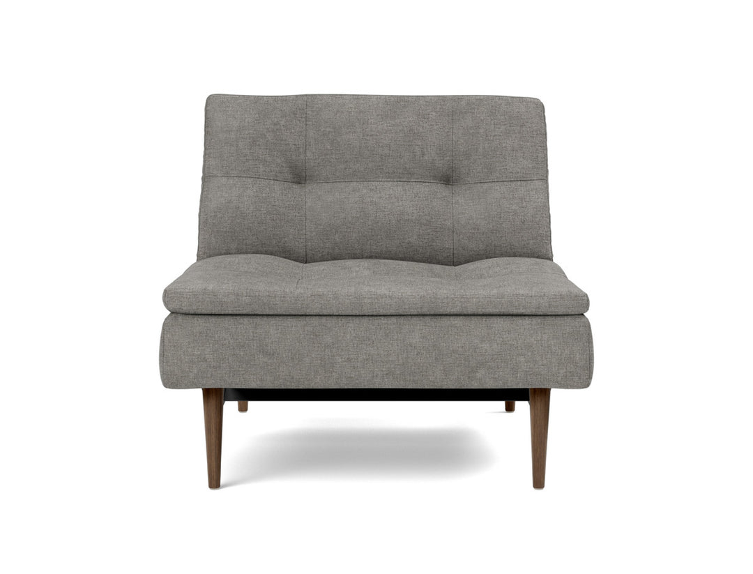 Fotoliu recliner Dublexo Styletto Dark Wood, tesatura la alegere #material_282-avella-warm-grey