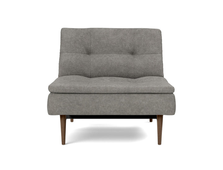 Fotoliu recliner Dublexo Styletto Dark Wood, tesatura la alegere #material_282-avella-warm-grey
