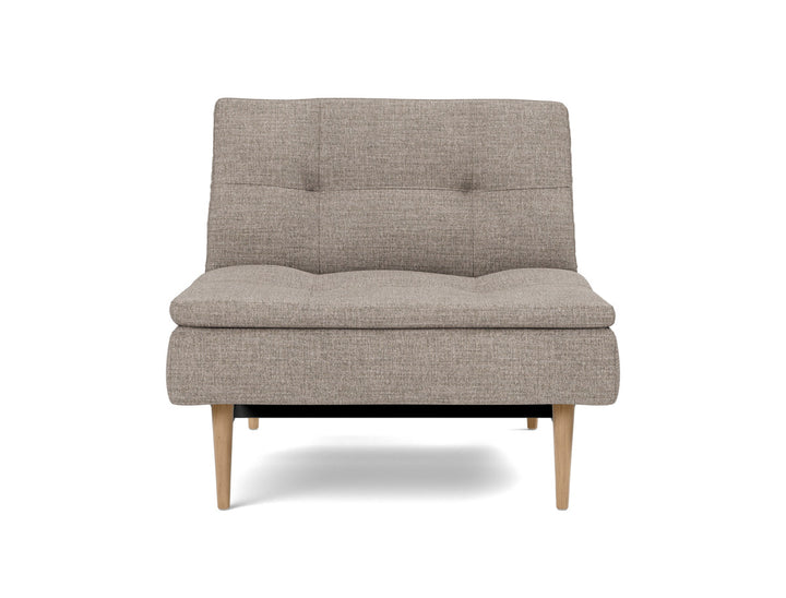 Fotoliu recliner Dublexo Styletto Light Wood, tesatura la alegere #material_472-yuveno-warm-grey