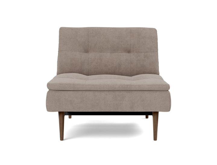 Fotoliu recliner Dublexo Styletto Dark Wood, tesatura la alegere #material_318-cordufine-beige