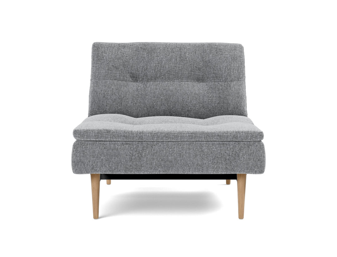 Fotoliu recliner Dublexo Styletto Light Wood, tesatura la alegere #material_565-twist-granite