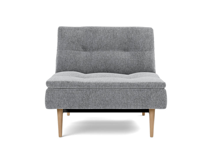 Fotoliu recliner Dublexo Styletto Light Wood, tesatura la alegere #material_565-twist-granite