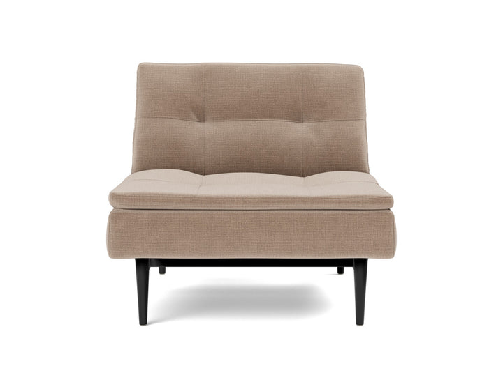 Fotoliu recliner Dublexo Styletto Black Wood, tesatura la alegere #material_417-esina-mocha