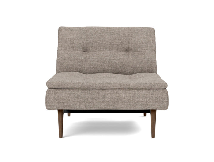 Fotoliu recliner Dublexo Styletto Dark Wood, tesatura la alegere #material_472-yuveno-warm-grey
