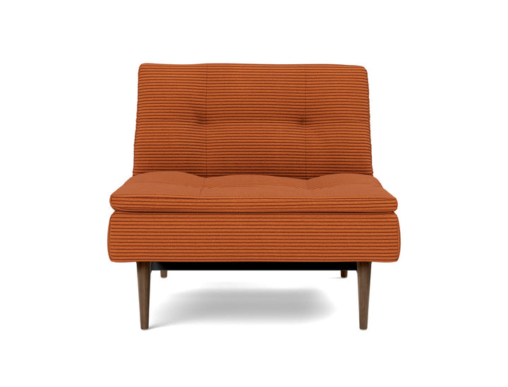 Fotoliu recliner Dublexo Styletto Dark Wood, tesatura la alegere #material_595-corduroy-burnt-orange